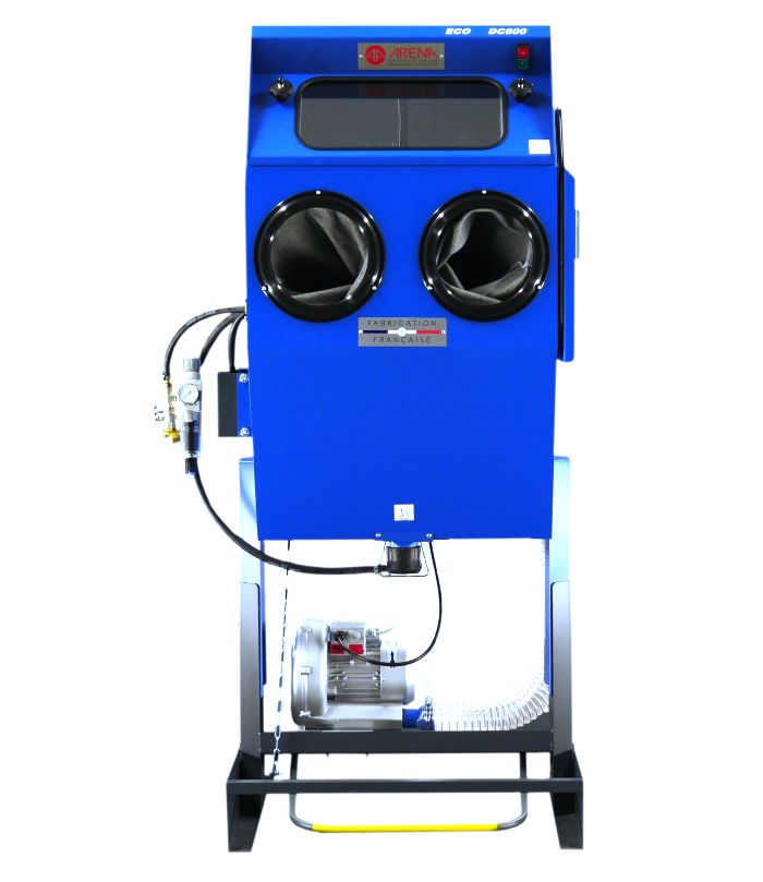 Cabine de sablage à dépression Gamme ECO DC 600 - ARENA - Fabrication française - Dimensions 600x450x570 mm_2