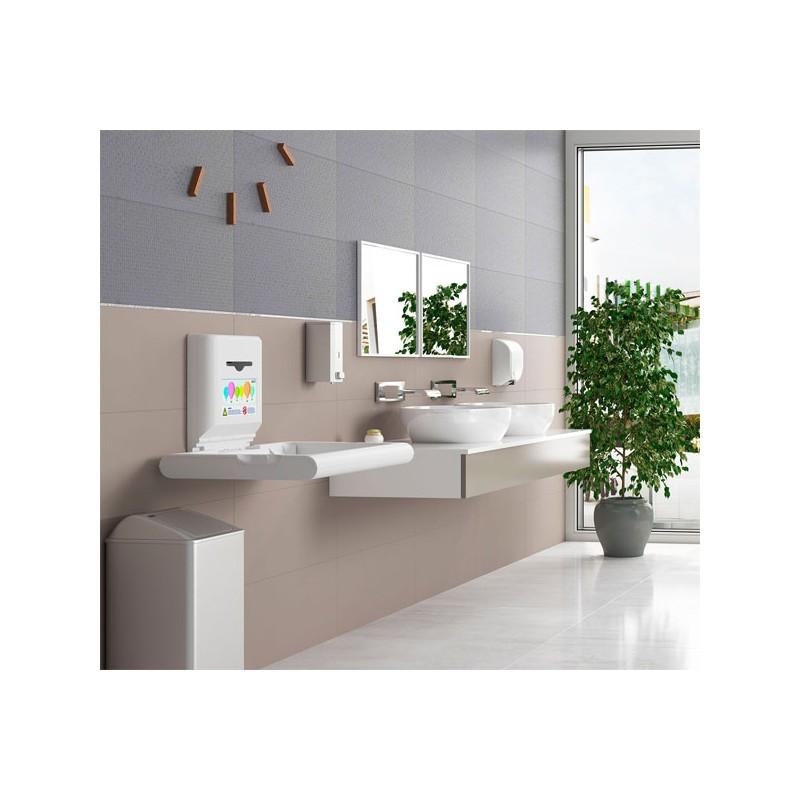 Cp0016h - BabyMedi table à langer blanche - professionnelle, moderne et résistante aux bactéries_2