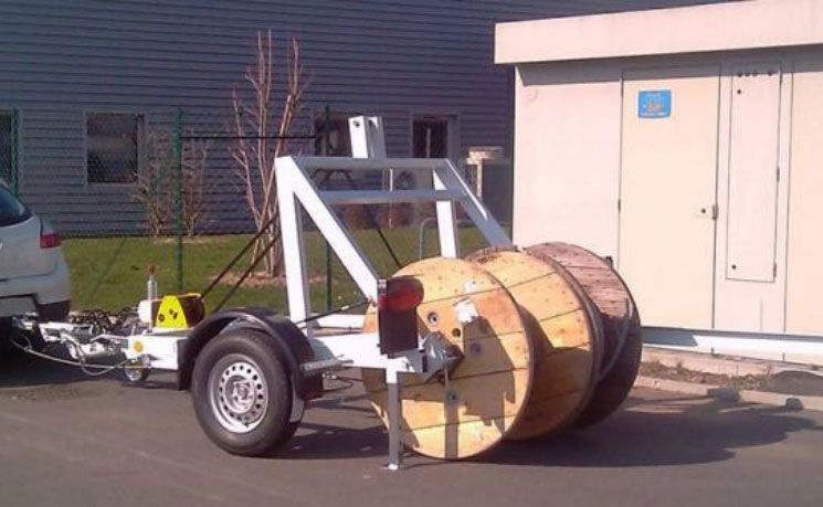 S 1000 L  - Remorque Porte-Touret - SIPREL - Charge utile 930 Kg_2