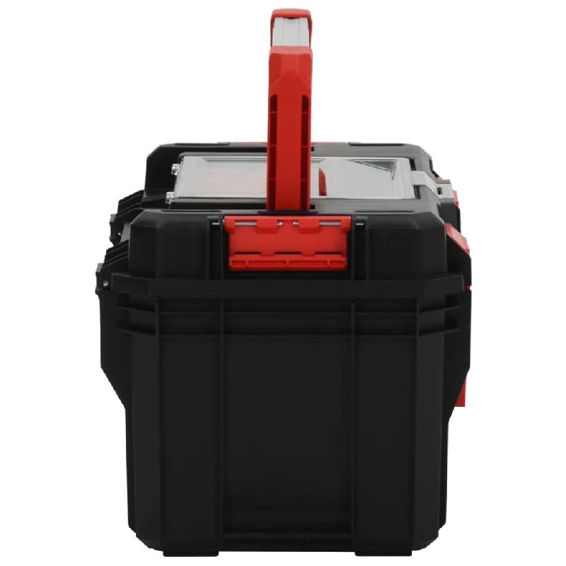 Vidaxl boîte à outils noir et rouge 45x28x26,5 cm 152099_2