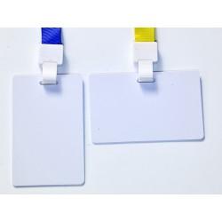 Cordon mousqueton snap clip - Référence : IDP15 - Lot de 100 - Satiné - Anti-rotation - Compatible RFID_2