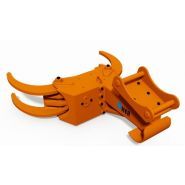 Grappin coupeur forestier Axer 800 K HD - diamètre de coupe 400 mm - ouverture max 1000 mm - pour pelleteuse > 12 t_2