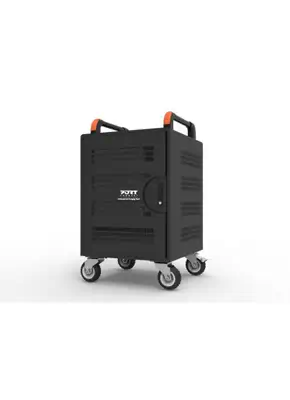 Port Designs 901958 chariot et rangement roulant Module de charge et de gestion Noir_2