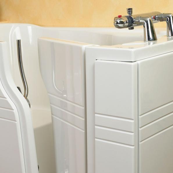 Baignoire à porte Athéna - Design ergonomique, porte latérale à seuil bas, option balnéothérapie_2