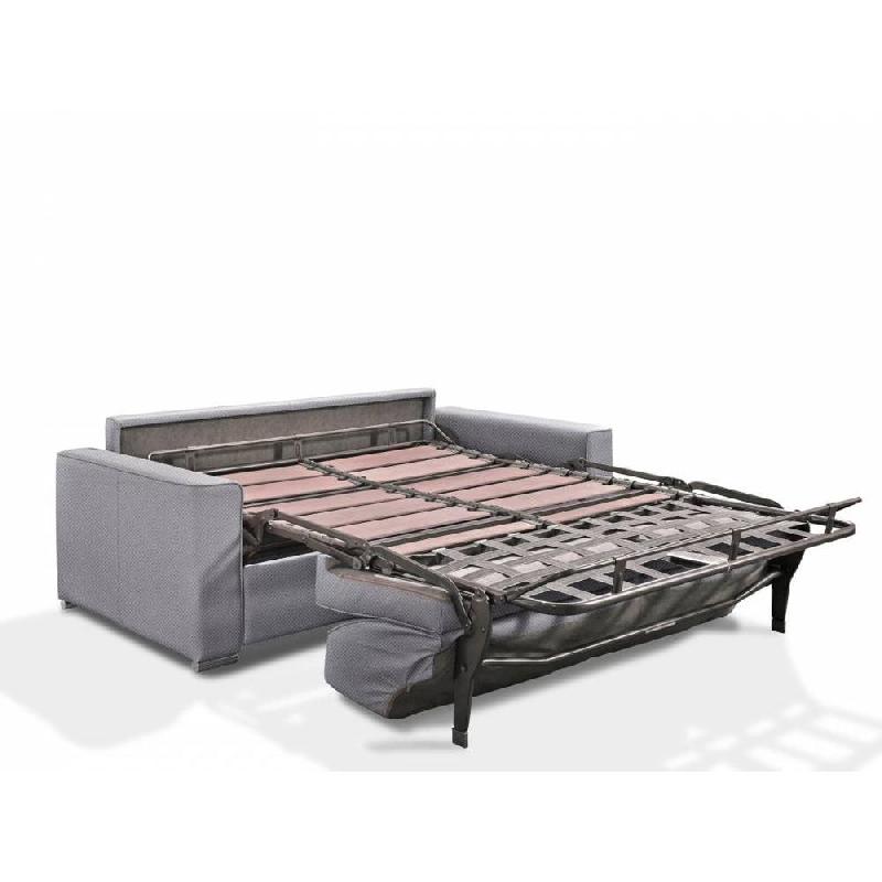 Canapé convertible express premium 160 cm - Sommier lattes Renatonisi - Matelas Bultex - Velours anthracite_2