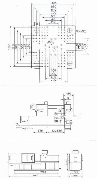 HX 488 - Presse à injection plastique Hysion - Capacité d'injection 2099 cm³ - Haute précision et économie d'énergie_2