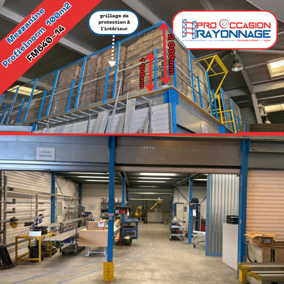 Mezzanine industrielle Profilnorm 100m²_2