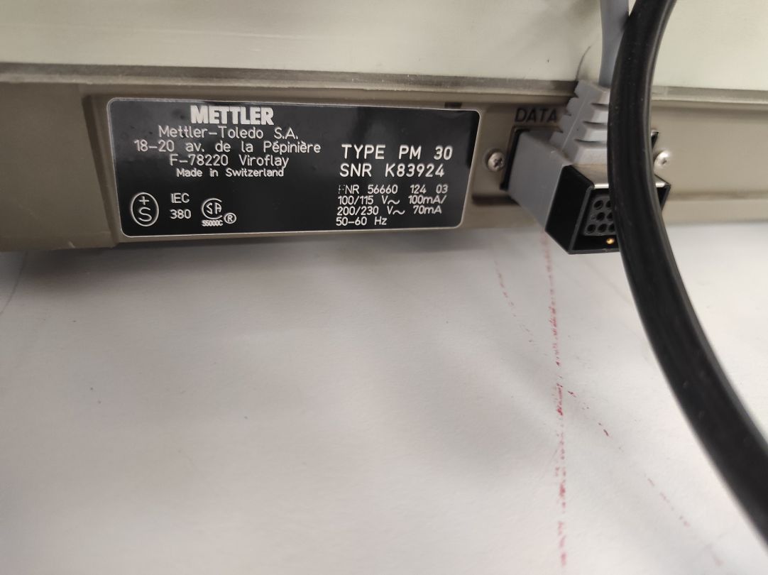 Balance de précision pour laboratoire d'occasion - Mettler Toledo PM30 - Max 30000g, e=1g, d=1g_2