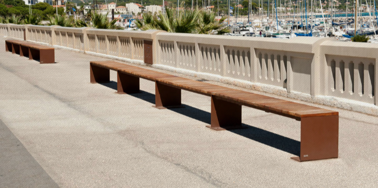 Banc public en bois - Banquette MANTA - Design Studio AlignØCircle_2