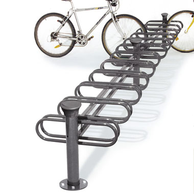 Extension support cycles Déco 6 places composable double face - acier peint sur galva - réf 8207343_2