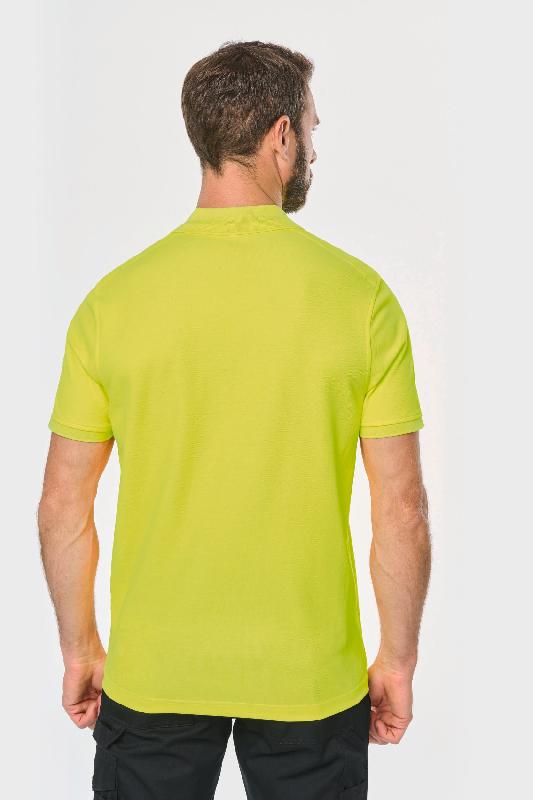 Polo unisexe écoresponsable en coton/polyester recyclé - WK208 - Normé EPI visibilité améliorée NF EN 17353_2