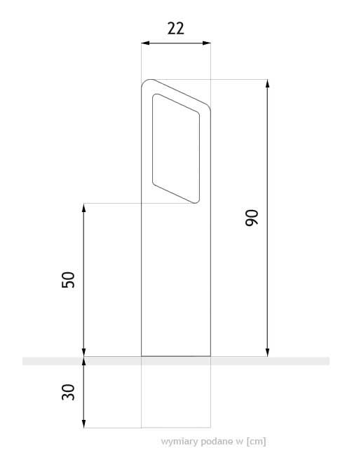 05.026 arceau urbain Opener - Zano - en acier noir ou inoxydable - hauteur 90 cm - design original_2