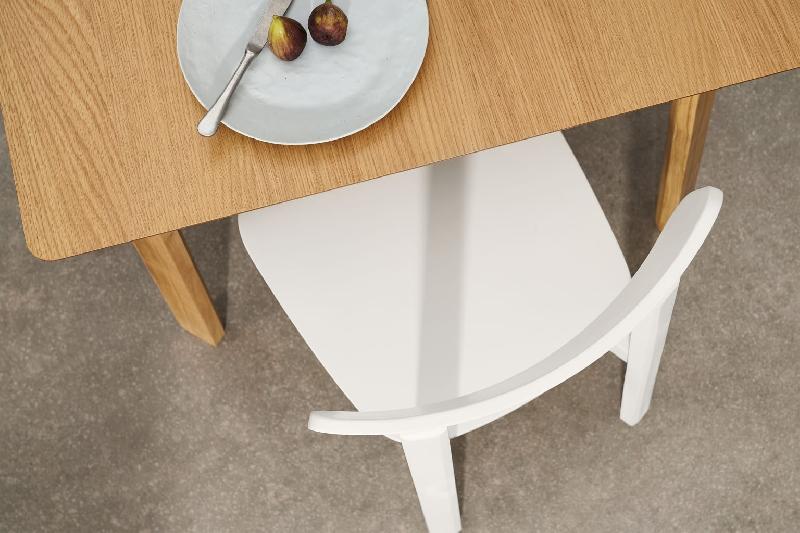 Asuna - Lot de 2 chaises en blanc ivoire et chêne naturel, style nordique - Hauteur 80 cm_2