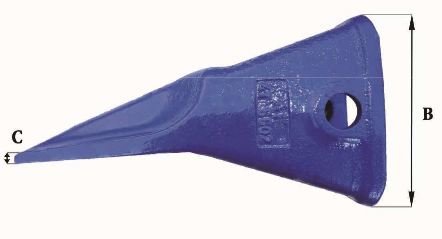Dents de godet adaptables Feurst 4T 5502 - Références SIZE 50 - 27kg_2