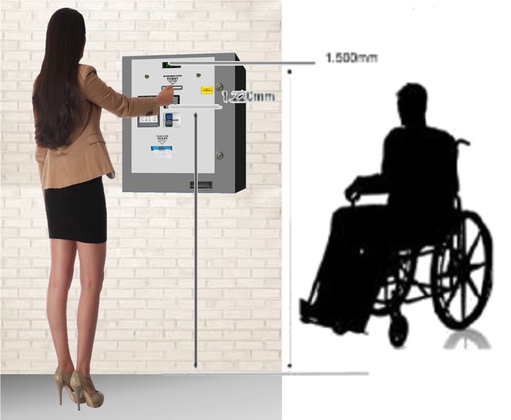 Automate de paiement - gestion du temps de stationnement - intérieur/extérieur - CB, espèces, billets_2