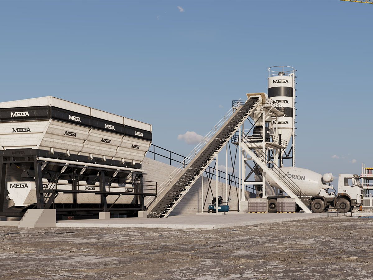 Centrale à béton 30 m³ - Haute performance avec mélangeur planétaire et silo 45 tonnes_2