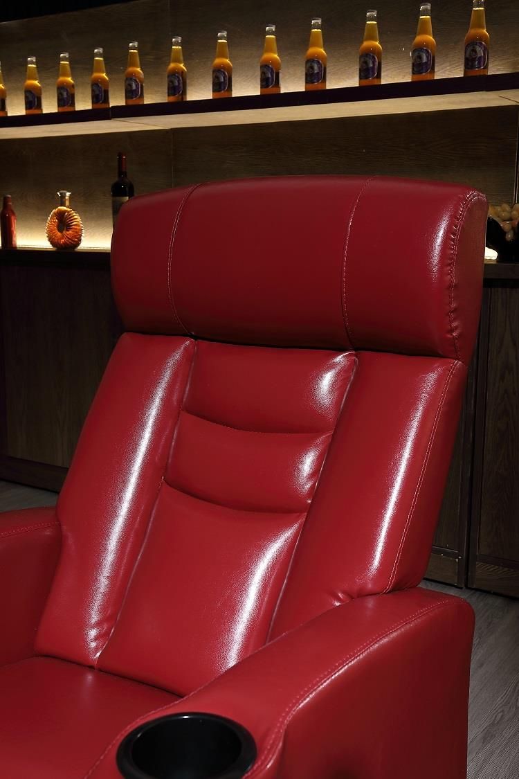 LS-801G - Fauteuil de cinéma vintage Linsen Seating avec porte-gobelets et support lombaire_2