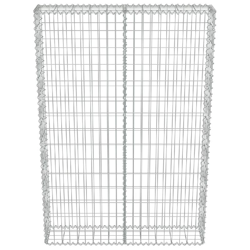 Vidaxl mur à gabion avec couvercles acier galvanisé 100 x 20 x 150 cm 143579_2