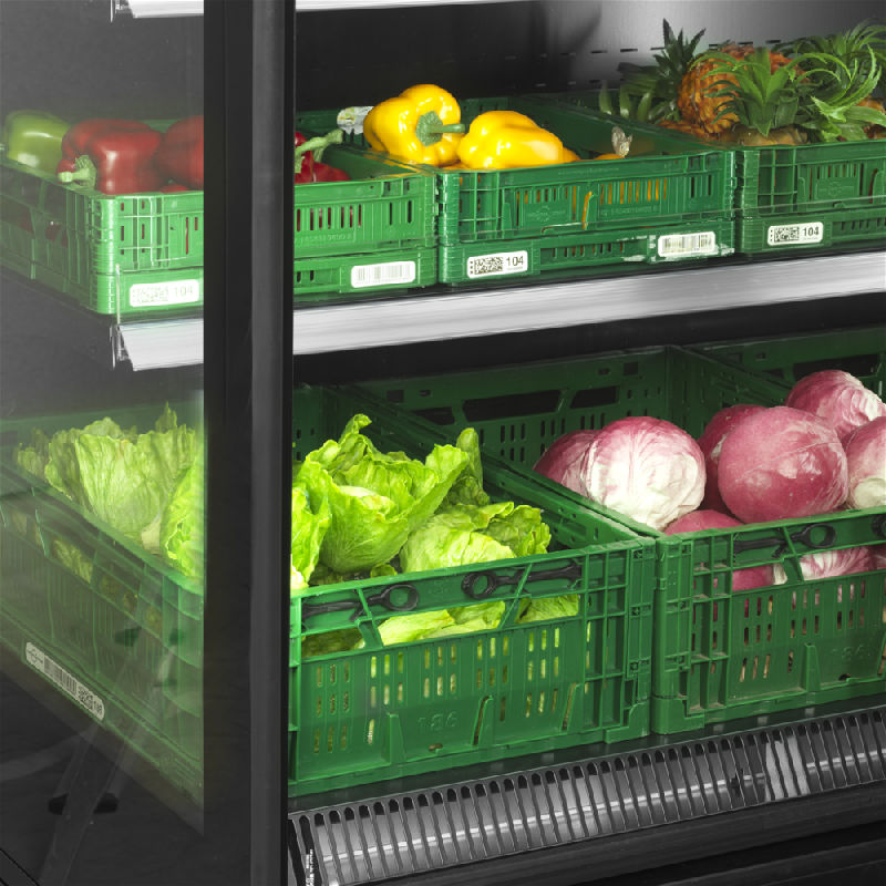 Vitrine réfrigérée pour supermarché à froid positif 1350mm Profondeur 920mm EXTRA1250CD TEFCOLD_2