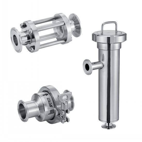 Accessoires de robinetterie agro-alimentaire - Indicateur de circulation, clapet anti-retour, filtre, hublot, soupape_2