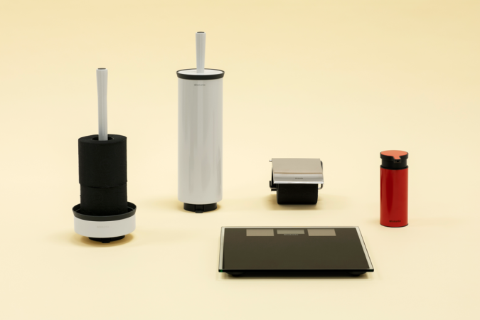 Distributeur de papier hygiénique en acier inoxydable Brabantia Profile - Blanc_2