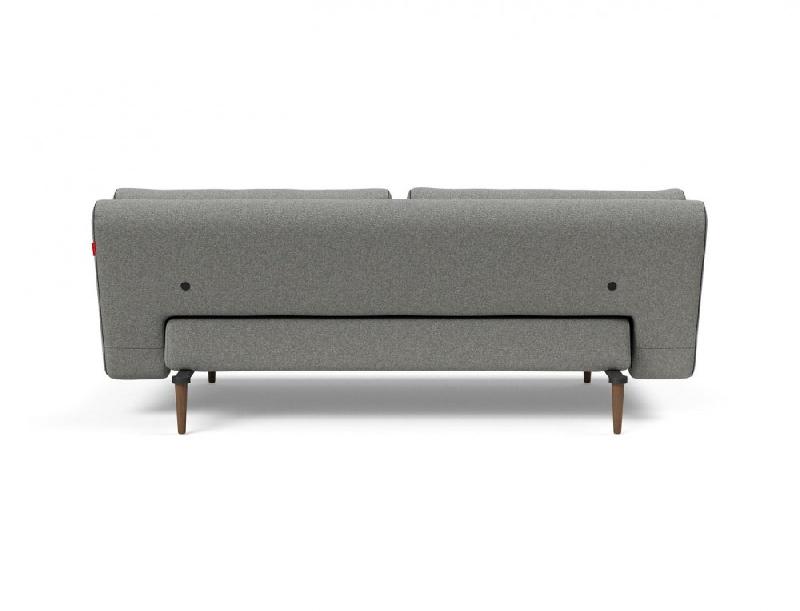 Innovation Living Canapé lit design Unfurl Lounger convertible 200x140 cm - Tissu bouclé Ash Grey - Style années 50-60_2