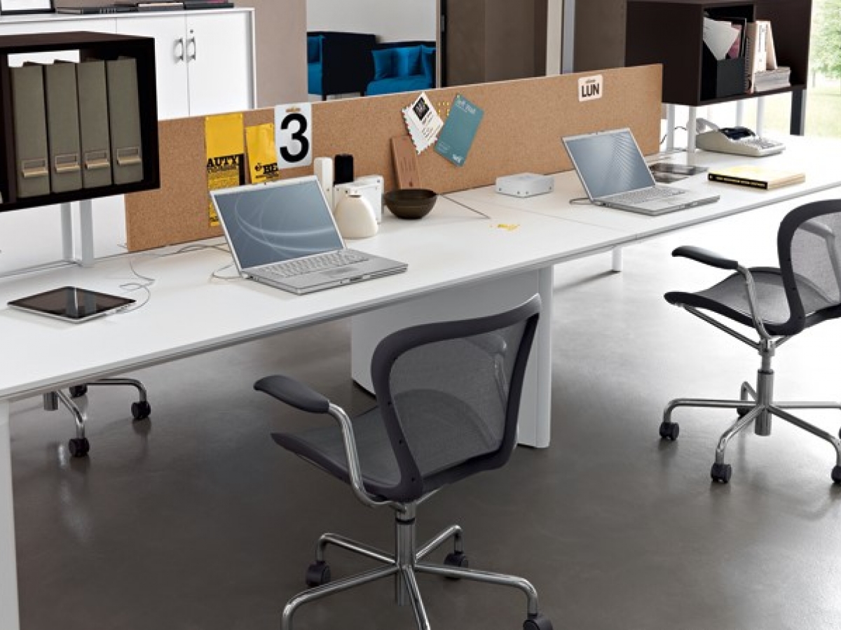 Bureau bench moderne confortable et fonctionnel - ANYWARE - Configurations modulables et finitions élégantes_2