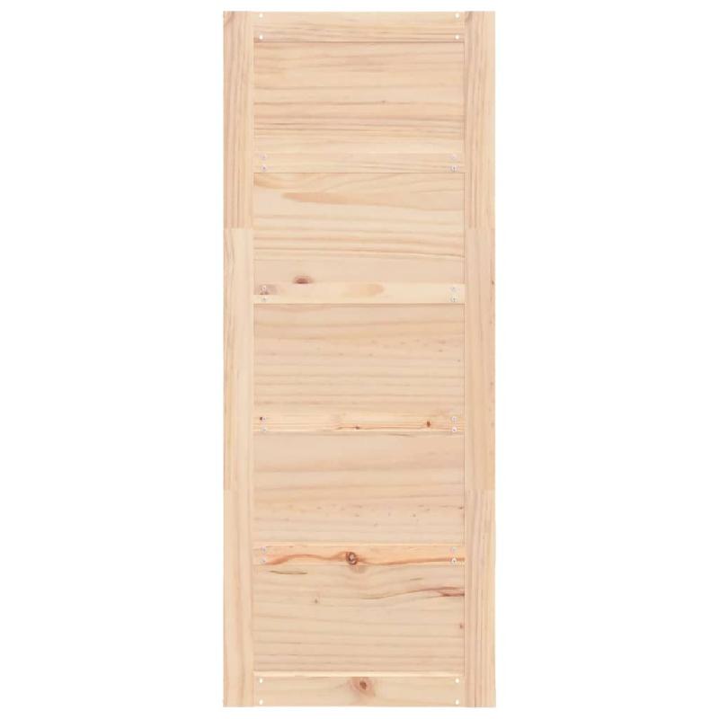 Vidaxl porte de grange 80x1,8x204,5 cm bois massif de pin 824613_2