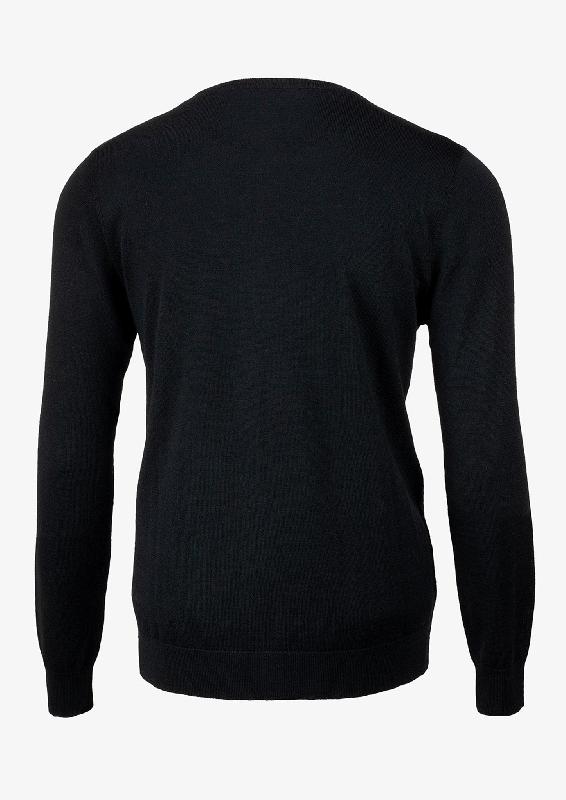 Cardigan luxueux en mélange de laine mérinos - Phoenix Femmes - Noir - Nimbus_2