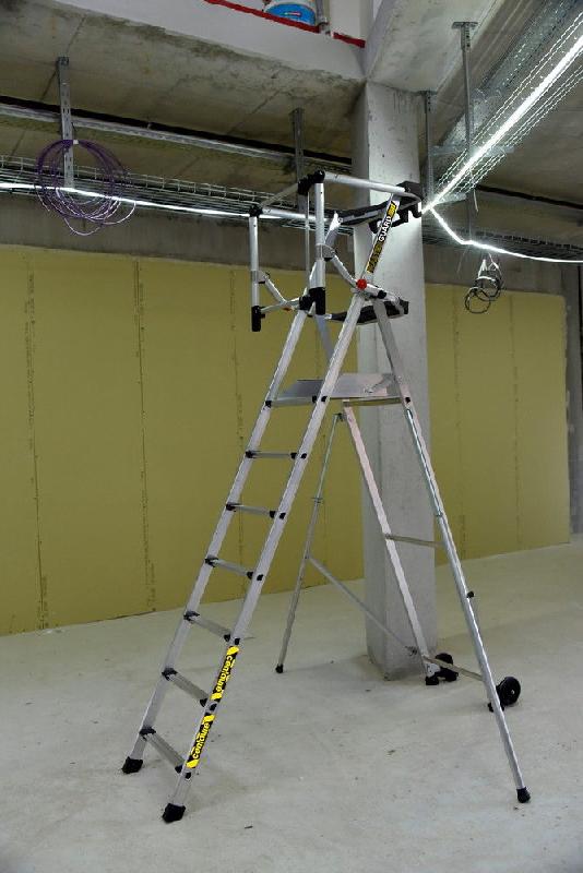 Plate-forme individuelle roulante Masterguard - 7 marches à hauteur fixe - sans stabilisateur_2