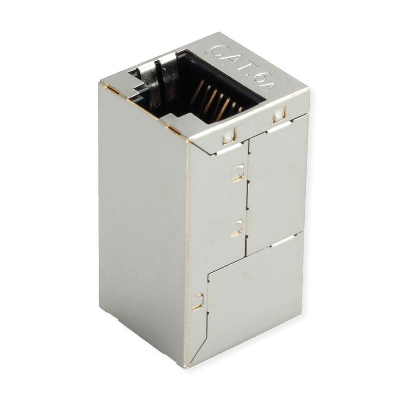 ROLINE Coupleur RJ-45 blindé, Cat.6A/Classe EA, argent_2