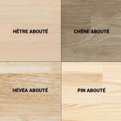 Escalier droit sur mesure traditionnel en bois | oéba_2