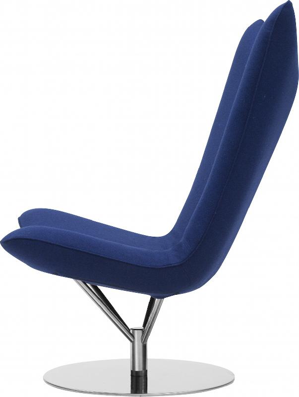 Fauteuil Lounge Angel- Softline - Bleu marine_2
