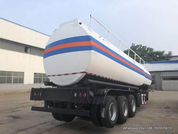 Remorque citerne carburant - Xiamen Sunsky Trailer Co., Ltd - capacité 40 000 L - semi-remorque en acier au carbone avec 3 compartiments_2