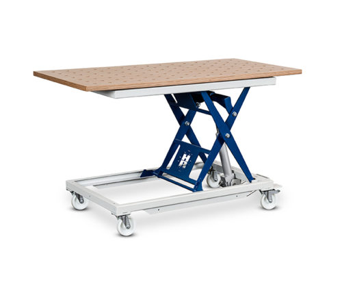 Table élévatrice flexible - HERCULES - capacité 300 kg, hauteur réglable 400-1 010 mm, garantie 5 ans_2