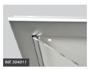 Vitrine d'intérieur ultra-plate ÉCO 100 - 18 mm d'épaisseur - 2 à 9 A4 - Plexi-rigide® 3 mm_2