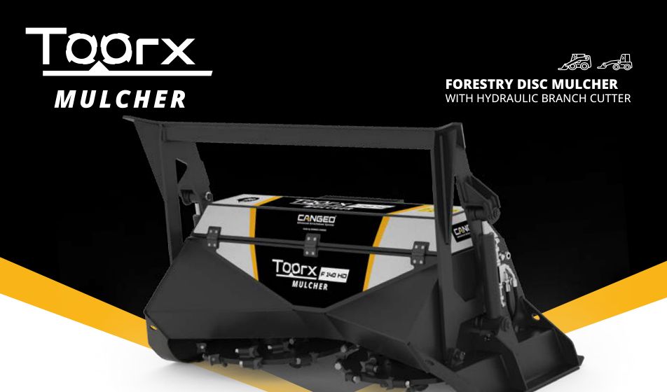 Broyeur à disques CANGEO TOORX F140 et F140 HD - herbe, broussailles et végétation ligneuse_2