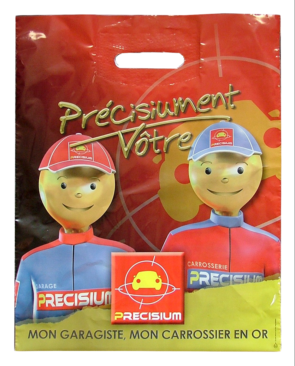 Sac plastique poignées découpées recyclable - 50 à 100 µm - Pour boutiques, fromageries, boucheries, cosmétiques, selleries ou événements_2