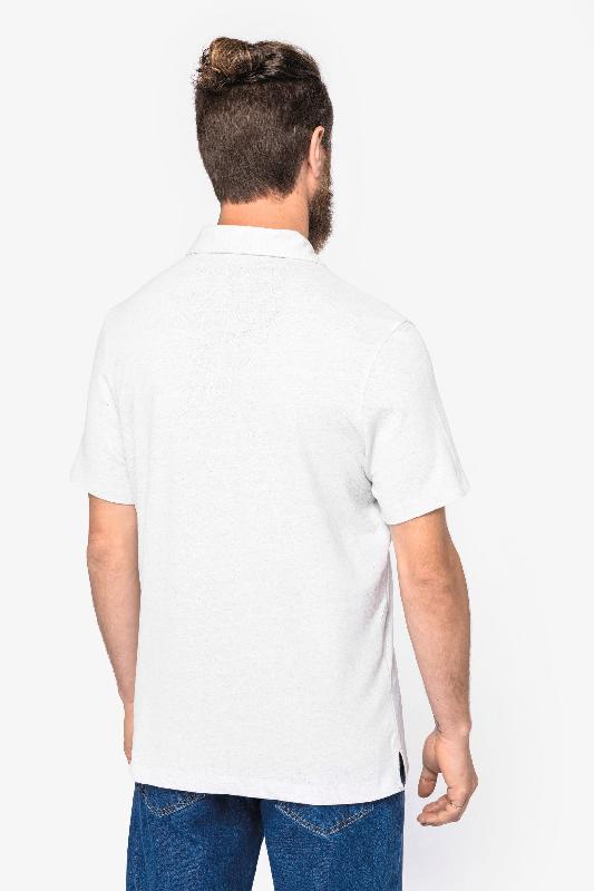 Polo écoresponsable recyclé homme - Native Spirit - Réf: NS210 - 55% coton recyclé et 45% polyester recyclé_2