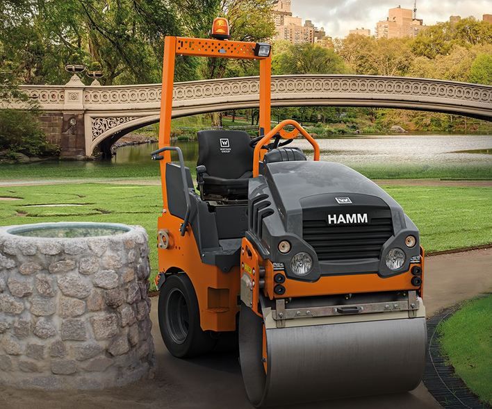 Hd 12 vt rouleau compresseur tandem - hamm - poids 2595 kg_2