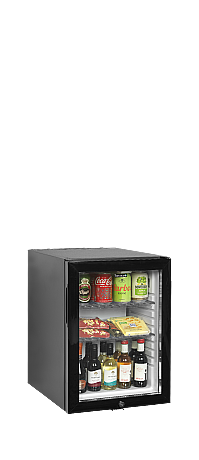 Réfrigérateur minibar à porte vitrée 34 L - Noir | Tefcold - TM45GC_2