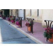 Barrière urbaine à fleurir ARCADE - Longueur 2000 mm, Hauteur 1000 mm_2