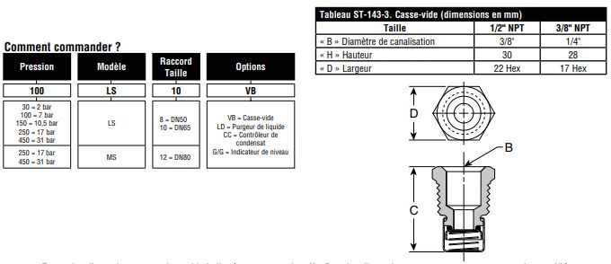 Purgeurs à flotteur LS/MS Series - Armstrong International Inc - capacités 280 000 lb/hr - évent thermostatique_2