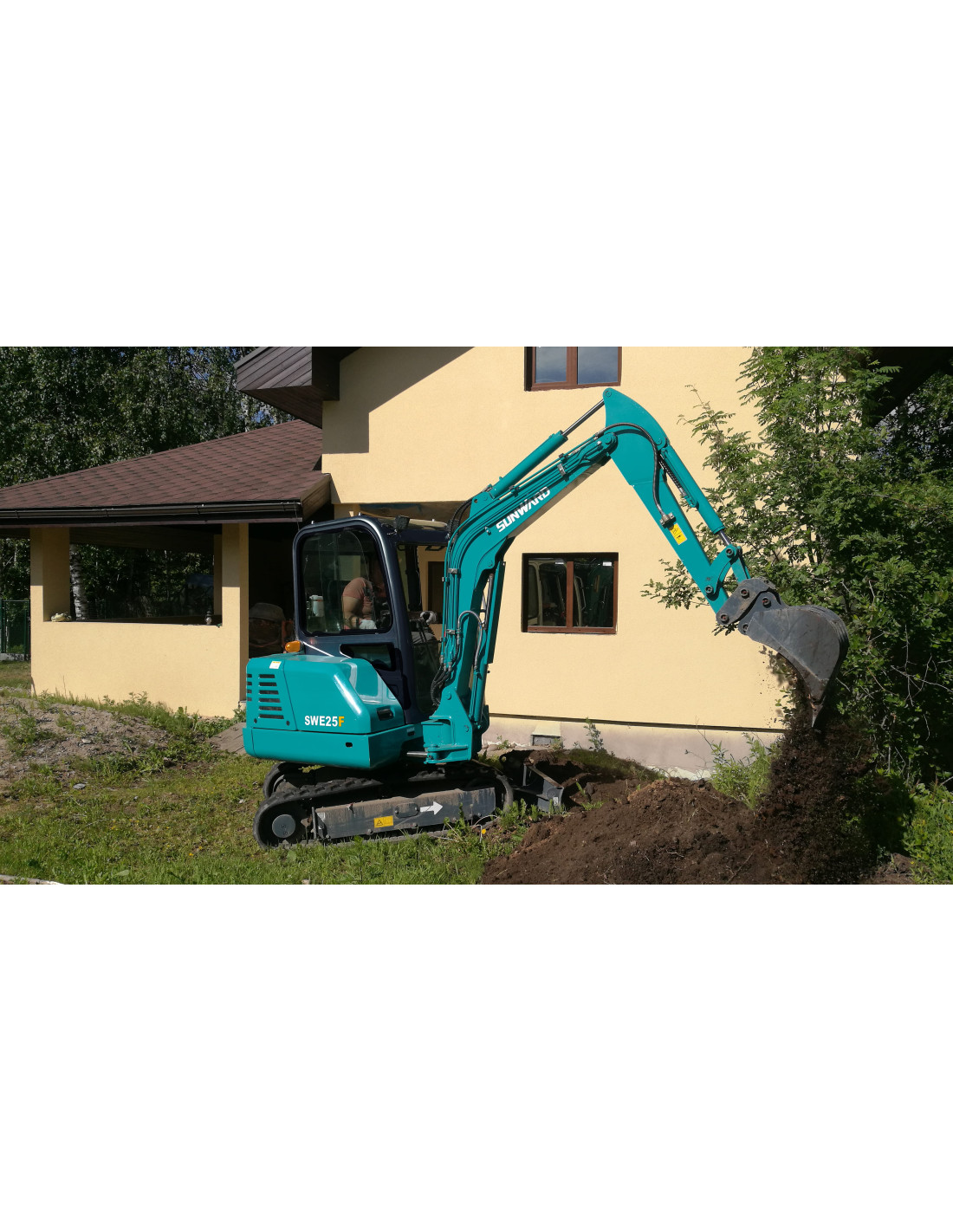 Mini-pelle Sunward SWE 25F - adaptée pour toutes les conditions de travail, moteur Yanmar, norme UE Phase V_2