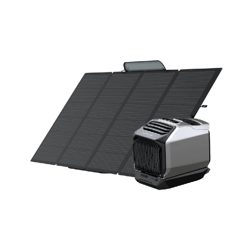 Climatiseur portable EcoFlow WAVE 2 - WAVE 2 + Batterie supplémentaire + Panneau solaire portable 400 W_2
