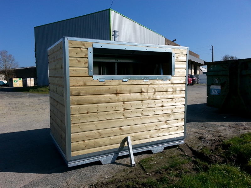 Système de collecte des déchets plâtre avec orifice de remplissage renforcé