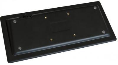 IEC-60495 - Clavier marine rétro-éclairé VESA 75 avec trackball 25mm en caoutchouc - 92 touches - IP67 - USB - Allemand - Référence: RKCT92S0049-W-MC1_2