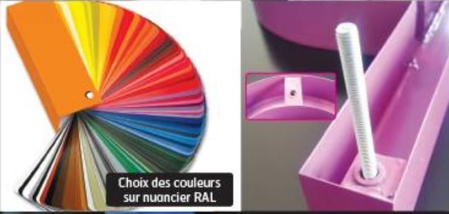 Lettrage 3D pleines ou creuses TEZ laquées peinture epoxy - Relief 10 à 60 mm - Fixation incluse_2