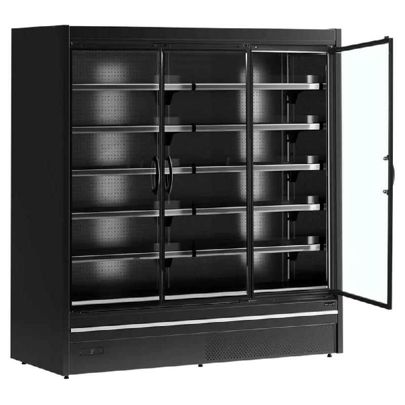 Vitrine réfrigérée 3 portes - 1110L - Noir | Tefcold - MDCA1875HB-2_2