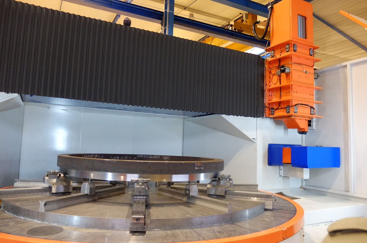 Tour vertical Girax TT - capacité de giration 1250 à 7000 - 2 chariots de tournage_3